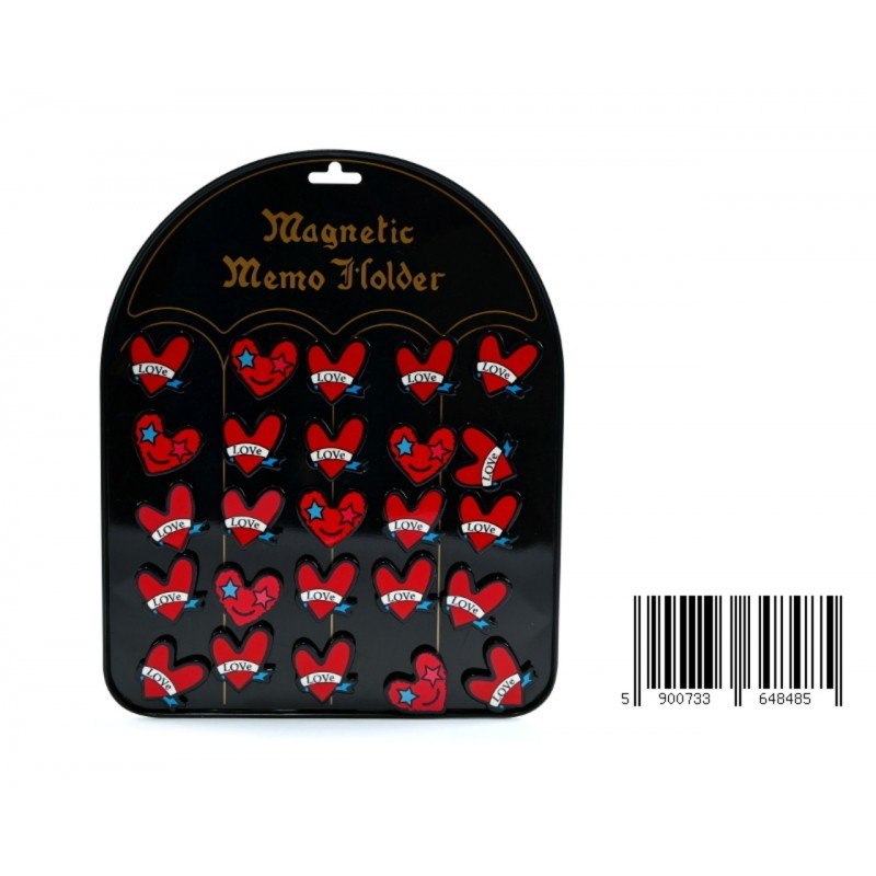 MAGNET HEART 30 LOVE TRAY MET A 25 KD1722 MID TOYS